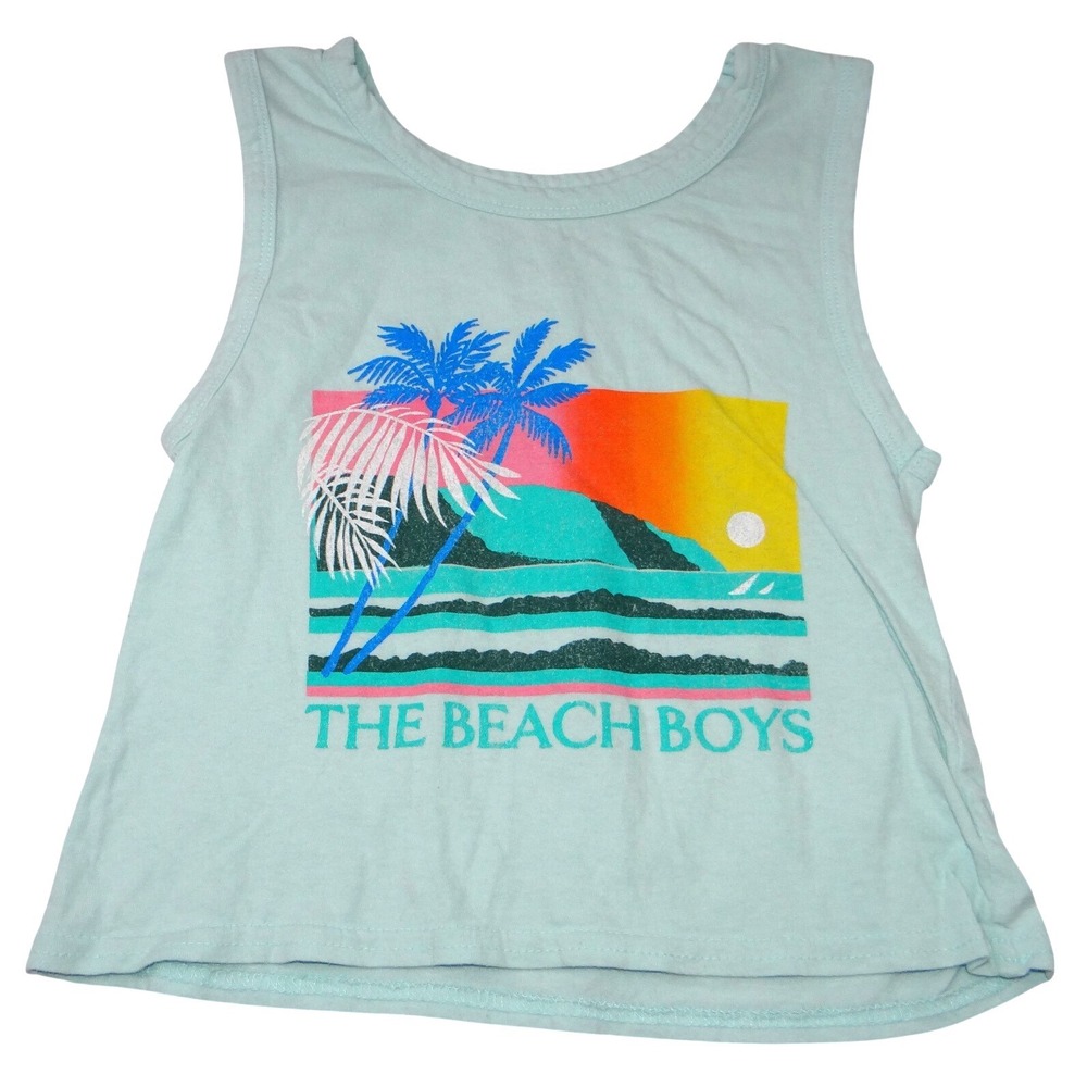 The Beach Boys‎ Light Blue Graphic Tank Top Size Girls Women's XSmall
